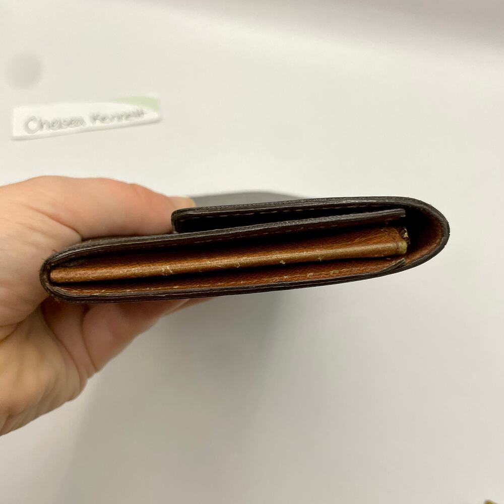 Louis Vuitton Long Sarah Large Monogram Canvas Wallet Vintage - Picture 8 of 16